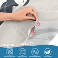 thumbnail image 5 of Yayeee Kitchen Curtains Tier Set of 2 Light Filtering 57"x24" Over Sink Window Panels, Cute Puffin, 5 of 7