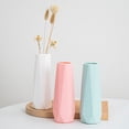 thumbnail image 5 of Home Decoration Fashion Diamond Design Imitation Ceramic Nordic Style Flower Arrangement Flower Pot Plastic Flower Vase WHITE, 5 of 8