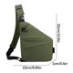 thumbnail image 3 of Bolso de pecho, bolso de hombro, mochila de viaje, bolso cruzado, bolso mensajero, mochila informal, artículos esenciales para senderismo, desplazamientos diarios, viajes, unisex, mochila de pecho, 3 of 3