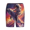 thumbnail image 6 of Daiia Astronaut Dolphin Mens Woven Stretch Pajama Short,Short Pajama Pants-Medium, 6 of 7