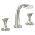 thumbnail image 1 of 2 Handle Brushed Nickel Lavatory Widespread Faucet, 1 of 1