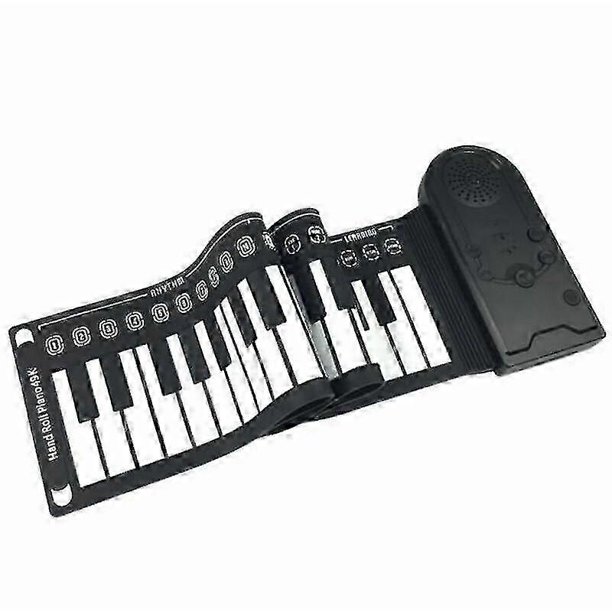 Electric piano digital piano 49-key portable soft silicone rolled electronic keyboard piano for beginners