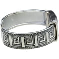 thumbnail image 5 of Blekon Collections Quartz 21mm Rectangle Concho Cuff Bangle Watch, 5 of 5