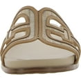 thumbnail image 3 of Sam Edelman Nettie Raffia Leather Slip On Open Toe Flats Slides Sandals (Raffia, 5.5), 3 of 3