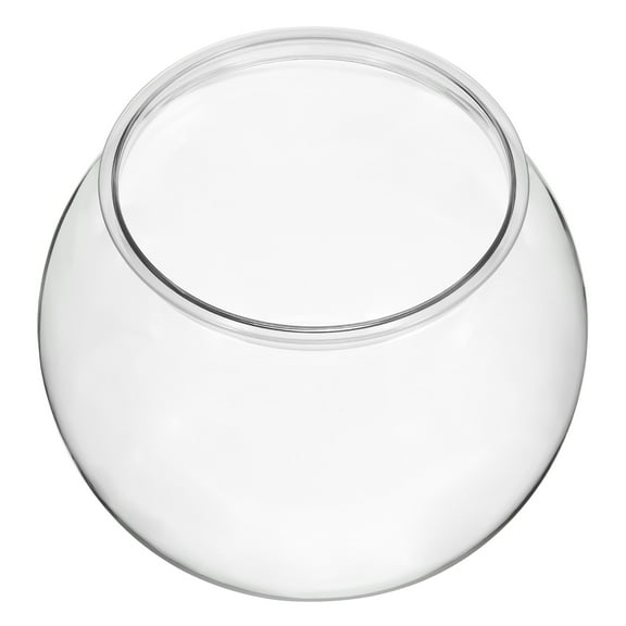 UPOUART Small Fish Aquarium Round Shape Transparent 1Pack for Wedding