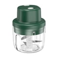 thumbnail image 1 of Fiudx Picadora de Ajo Portátil, Eléctrica, Cortadora de Verduras Inalámbrica, Recargable Por Usb, Capacidad de 150 Ml, Fácil de Limpiar, Diseño Compacto, Ideal para La Cocina Diaria, 2 Cuchillas, Tam, 1 of 2