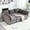 Gray, variant on HAWGUAR Modular Sectional Sofa Convertible L U Shaped Sofa Couch with Storage, Comfy Cloud Sleeper Sectional Sofa Bed Set, Modern DIY Combination Couches for Living Room, Apartment(Beige)