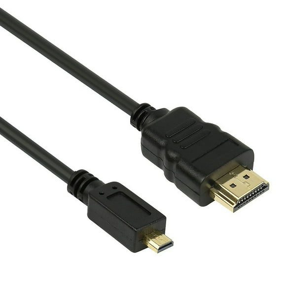 axGear MICRO HDMI MICROHDMI TO HDMI CABLE 6 FT FOR HDTV 6FT 6F 1.8 METER