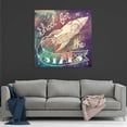 thumbnail image 7 of Epic Art 'Universe Galaxy Shoot For the Stars' by Mary Urban, Acrylic Glass Wall Art, 36"x36", 7 of 7