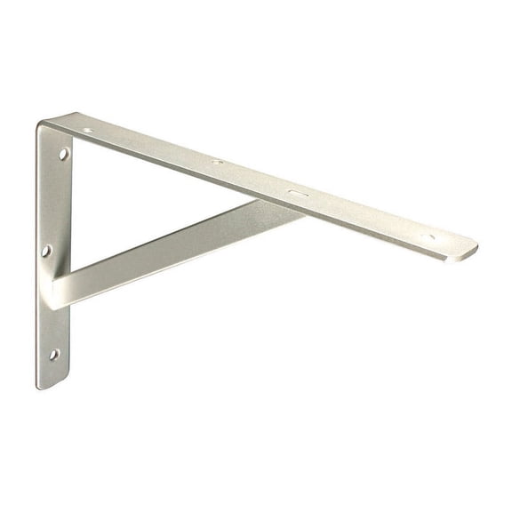 Knape & Vogt Mfg Co Shelf L-Bracket 208 TI - Heavy-Duty Steel, Titanium Finish - 20 In