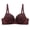 Coffee, variant on Womens Bras Comfortable Lace Padded Bras Adjustable Spaghetti Straps Underwire Bra Lift Up 3/4 Cup Lingerie 5XL
