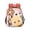 Orange, variant on ibiyuan Canvas Bag School Backpack Teen Durable Bookbag Set with Multi-Pockets Printed Back To School Gift / Holiday Gift,One Size,Blue