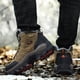 thumbnail image 3 of Zapatos acolchados de algodón para hombre, zapatos deportivos de viaje para senderismo, zapatos de senderismo de talla grande para exteriores de caña alta, zapatos cálidos de otoño e, 3 of 3