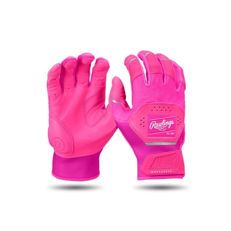 Rawlings Workhorse Batting Gloves | Pink | Small