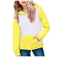 thumbnail image 3 of KPOPLK Toddlers and Babies' Zip Hoodie Sweatshirt(5-6 Years,Yellow), 3 of 5