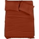 thumbnail image 1 of Juego de sábanas Utopia Bedding Queen de microfibra cepillada, color naranja, 1 of 7