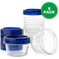 PLASTICPRO, Deli Containers, 6-Pack 4 oz, Clear with Lids - Walmart.com