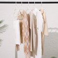 thumbnail image 5 of REGALWOVEN 10 Pack Plastic Non-Slip Hangers, Durable 360-degree Space Saving Clothes Hangers for Clothing, Closet, Coats, Pants, or Shirts White, 5 of 6