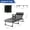 74.8inch Oversized Version, variant on Lightweight & Easy-to-Store Patio Lounge Chair | PETGLE Folding Camping Cot with Soft Mattress, 330LBS Weight Capacity - Perfect for Patio Relaxation, Napping & Outdoor Use