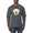 Charcoal, variant on Labrador Dog Animal Lover Mens Long Sleeve Shirt