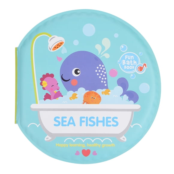 Libro Impermeable Libro De Baño Bebé Niños Aprendizaje Temprano Dibujos Animados Libros De Tela Divertidos Juguetes Peces Marinos