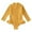 Yellow, variant on Hienoo Toddler Girls Long Sleeve Zip-Up Rash Guard Ruffle Solid UPF 50  One-Piece Swimsuit
