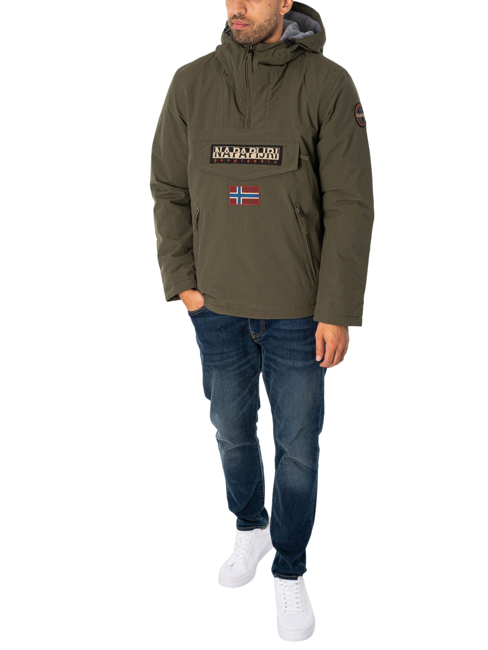 Napapijri Rainforest Pocket Jacket, Green ao Melhor Preço