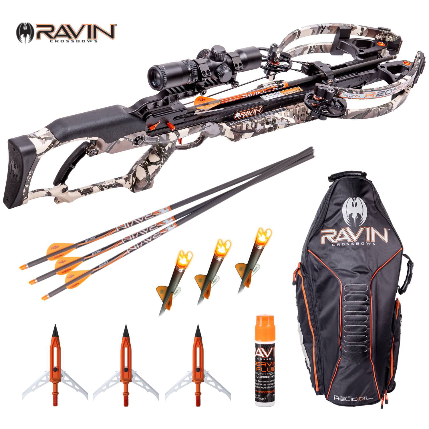 3 Pack Ravin Crossbows Aluminum Broadheads 