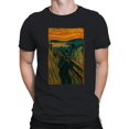 thumbnail image 2 of Demon Scream Surreal Art Print Men's T-shirt, 2 of 3