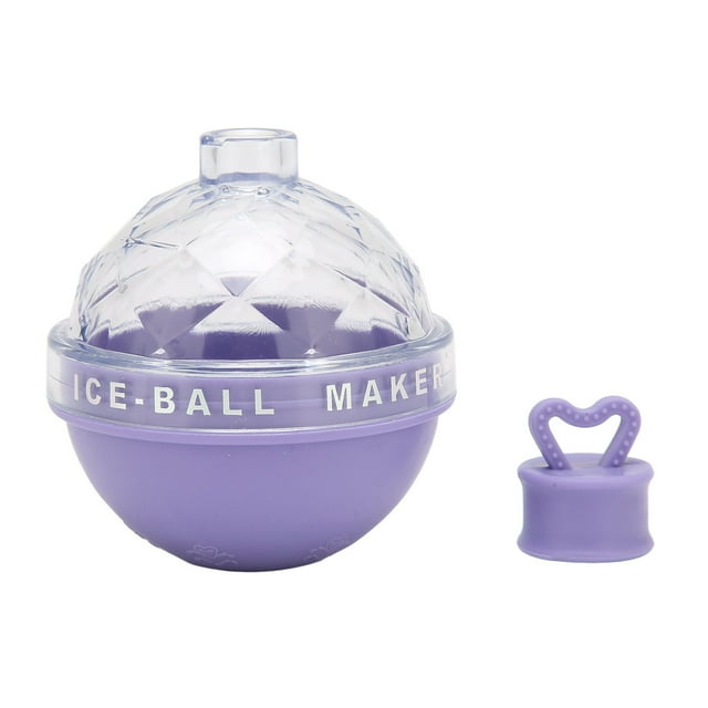 Moule à Glaçons, Forme Mignonne Boîte à Glaçons Ronde Inodore pour la Maison Violet