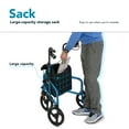 thumbnail image 6 of OasisSpace 3 Wheel Walker for Seniors - Lightweight and Foldable Three Wheel Rollator Walker with Height Adjustable Handles, 6 of 7