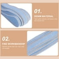 thumbnail image 4 of Guyelim Yards Stitch Ribbon 3pcs Yards Stitch Denim Ribbon Layering Cloth Fabric Jeans Bows Ribbon for DIY, 4 of 10