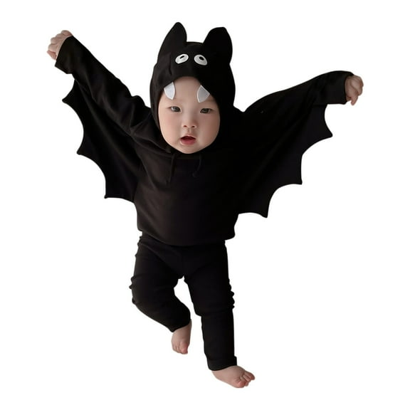 FDDMis First Halloween Baby Boy Outfit Christmas Outfit for Baby Girl Baby Girls' Clothing Sets Christmas Clothes for Boys Size 18 Months Girls, Black 12-18 Months