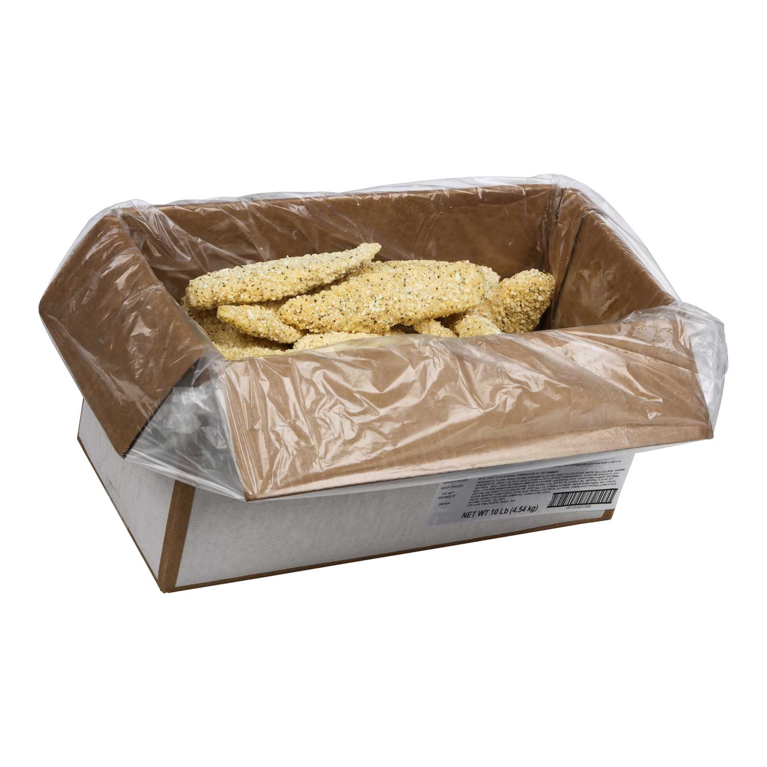 FPI High Liner Lemon Pepper Crumb Topped Tilapia Loin (PACK OF 10LBS)