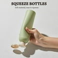 thumbnail image 4 of Squeeze Bottles 8 oz, Travel Shampoo and Conditioner Bottles, Plastic Refillable Containers for Lotion(8oz, Green), 4 of 6