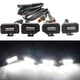 thumbnail image 2 of 4 Luces Led Para Parrilla Para Tacoma 2020 2021 2022 2023, Parrilla Oem Que Incluye Modelos Trd Off Road Y Deportivos, Luz Led Estilo Raptor (Luz Blanca Con Carcasa Negra), 2 of 5