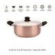 thumbnail image 2 of HUDSON BEST KITCHENWARE | Cacerola Con Revestimiento Triple Antiadherente Y Tapa De Vidrio Con Valvula De Vapor, 20 Cm Color Cobre, 2 of 5