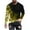 hgg049-Gold, variant on Flame Graphic Print Long Sleeve Tee for Men, Casual Crewneck Top with Bold Design, Stylish Streetwear Shirt