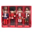 thumbnail image 4 of Muñeco de Navidad soldado, decoración de madera, títere de Cascanueces, adornos colgantes de escritorio para fiesta de árbol de Navidad, Año Nuevo, 1 ud., 4 of 4