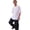 White, variant on Vtex 0421-0104 Delray Chef Coat with Mesh Ss 5.25 Blk Lg
