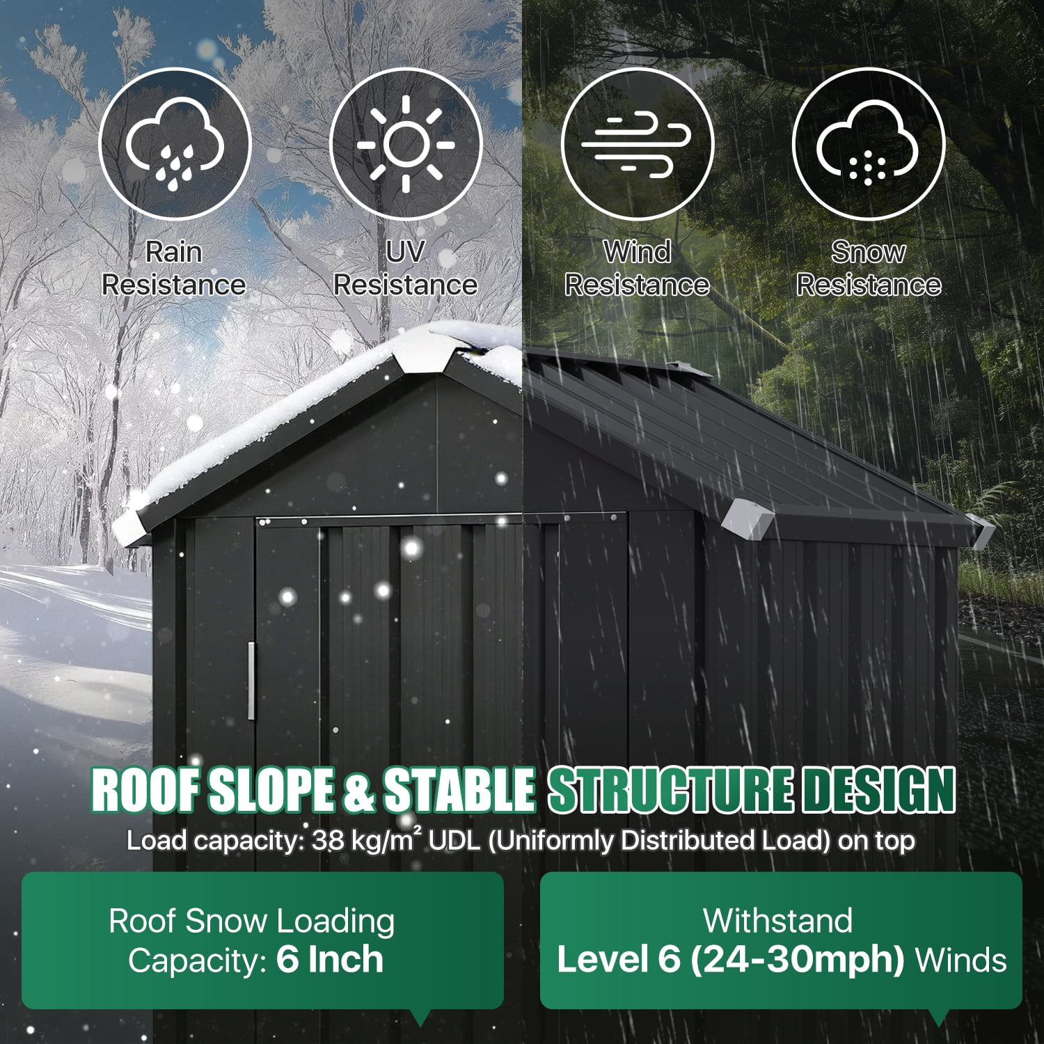 BaPiPro 3x2 ft Outdoor Storage Shed with Floor, Metal Shed with Shelves, Small Tool Shed, Metal Cabinet for Patio Backyard Garden