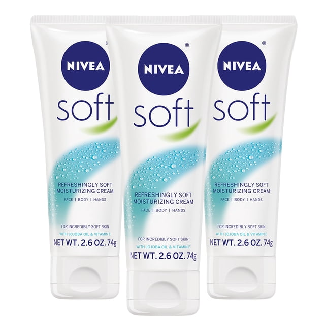 Crema hidratante NIVEA Soft 75 ml para cuerpo, rostro y manos