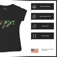 thumbnail image 6 of Country Girl Camo Women's V-Neck T-shirt Small Town Cowgirl Farm Life Military, 6 of 7