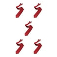 thumbnail image 1 of braveheart Hommes Polyester Cravate Solide Cravate Mode Cravate avec Noeud Assorti Complet Unisexe Pull Corde Cravate pour Robe de Soirée Mariée Vin Rouge 5Set, 1 of 6