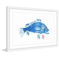 thumbnail image 3 of "Bass Yeux Rouges" Framed Painting Print, 3 of 5
