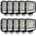 thumbnail image 1 of Luces LED de trabajo San-Young para tractor de 4 pulgadas, 120 W, 10000 lm, 12 V/24 V, 1 of 7