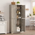 thumbnail image 3 of QinaQin Alacena de 70 pulgadas con 4 puertas y 3 repisas ajustables, gabinete moderno para cocina, baño, comedor o sala, 3 of 9