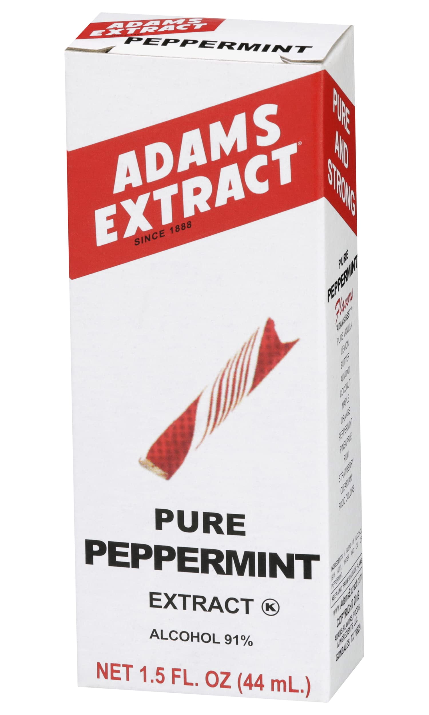 Adams Extract Pure Peppermint Extract, 1.5 fl oz