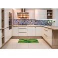 thumbnail image 6 of Ahgly Company Machine Washable Indoor Rectangle Transitional Pea Green Area Rugs, 2' x 4', 6 of 7