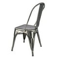 thumbnail image 6 of Polished Gunmetal with High Gloss Tolix Chair, 5 Chair Bundle by Chivari, 6 of 13